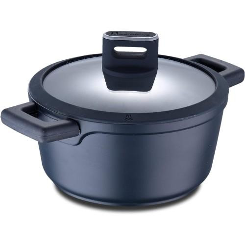 Каструля MasterPro Indigo, 20см, 1.3л, з кришкою (BGMP-7978)