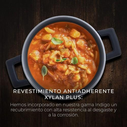 Каструля MasterPro Indigo, 20см, 1.3л, з кришкою (BGMP-7978)