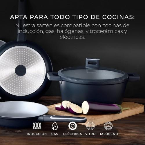 Каструля MasterPro Indigo, 20см, 1.3л, з кришкою (BGMP-7978)