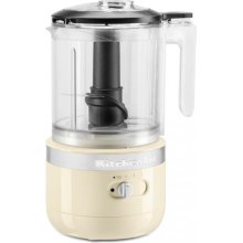 Кухонний мінікомбайн KitchenAid, 1.3л, бездротовий, кремовий (5KFCB519EAC)