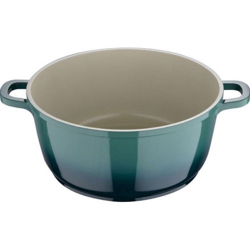 Каструля з кришкою Bergner Excalibur, зелена, 24см, 4.2л (BG-36101-GR)