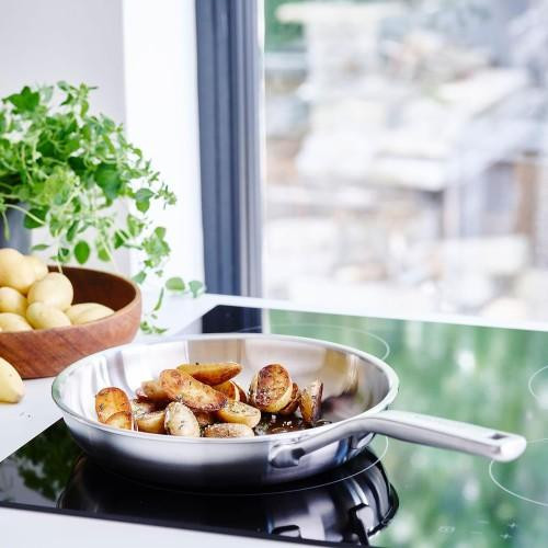 Сковорода вок з кришкою KitchenAid MSS, 28см, 3.5л (CC003254-001)