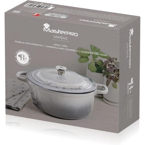 Каструля чавунна з кришкою MasterPro Unique, 1.8л (BGMP-3830)