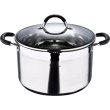 Каструля висока MasterPro Foodies collection, 9.5л, з кришкою (BGMP-1506-BK)