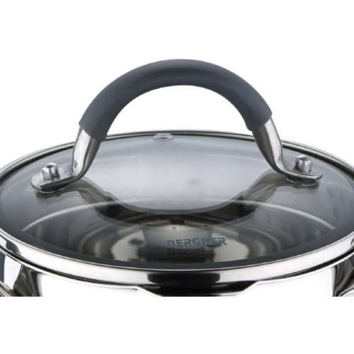 Каструля висока MasterPro Foodies collection, 9.5л, з кришкою (BGMP-1506-BK)