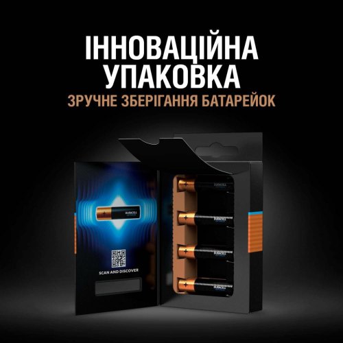 Батарейки лужні Duracell Optimum AAA (LR03)  8 шт (5000394158962)