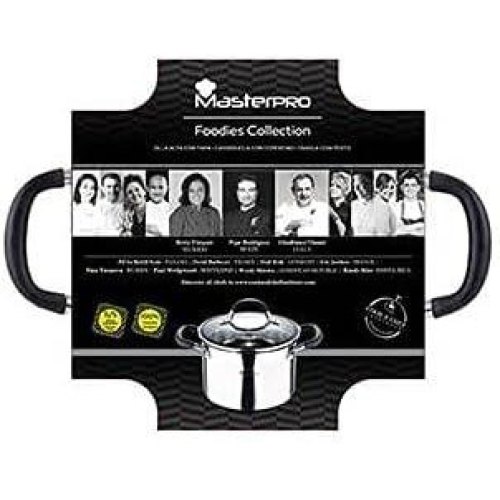 Каструля MasterPro Foodies collection, 5л, з кришкою (BGMP-1502-BK)