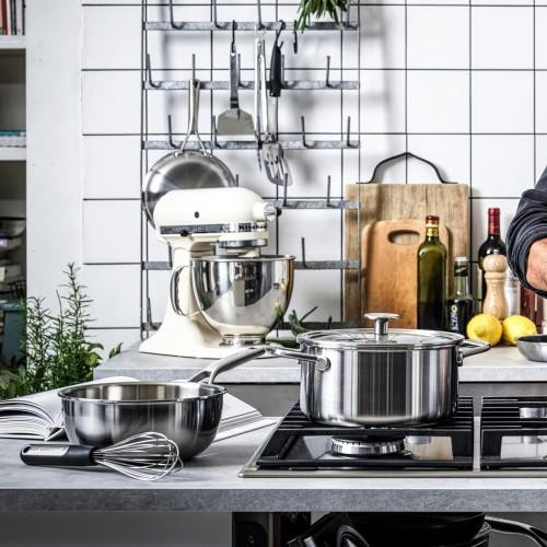 Каструля KitchenAid MSS, 24см, 4.9л, з кришкою (CC003260-001)