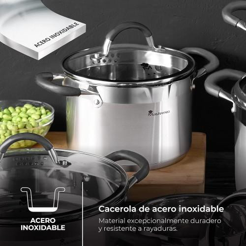 Каструля висока MasterPro Foodies collection, 4л, з кришкою (BGMP-1505-BK)