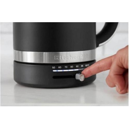 Електрочайник KitchenAid, 1.7л, матовий чорний (5KEK1701EBM)