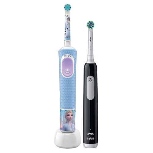 Зубна щітка BRAUN Oral-B D103 Frozen (3+) + Pro 1 D305 (Family Edition)