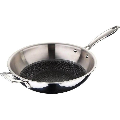 Сковорода ВОК MasterPro Hi-tech 3, 28см, з додатковою ручкою (BGMP-1634)