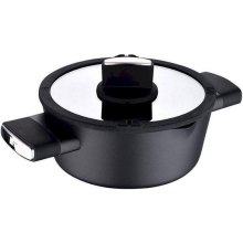 Каструля Bergner Ion plus, 24см, 3.5л, з кришкою (BG-35911-BK)