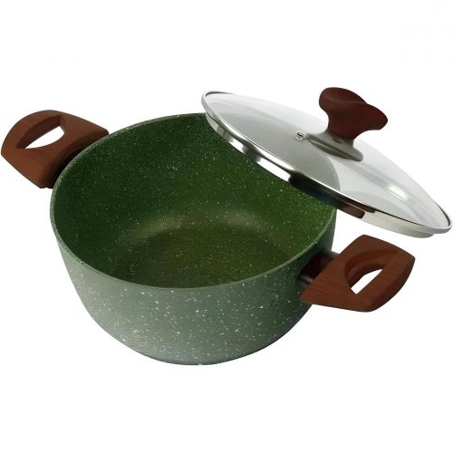 Каструля TVS Natura Induction, 24см, 4.5л, з кришкою (BS480242910101C)