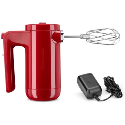 Міксер KitchenAid 5KHMB732EER, 16Вт, ручний, бездротовий, 7 швидкостей, пластик, червоний