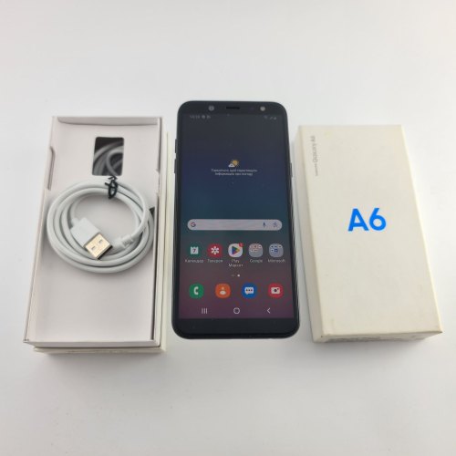 Смартфон Samsung Galaxy A6 2018 (A600F) 32Gb Black (SM-A600FZKNSEK) USED **