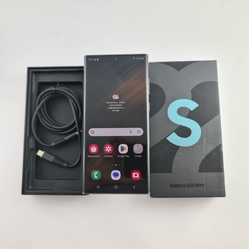 Смартфон Samsung Galaxy S22 Ultra (S908B) 256Gb Green (SM-S908BZGGSEK) USED **