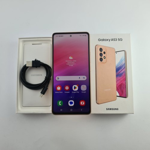 Смартфон Samsung Galaxy A53 (A536E) 128Gb Peach (SM-A536EZODSEK) USED **