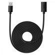 Кабель USB Type-А Baseus AirJoy Series USB-A to USB-A 5m Black (B00631103111-05)