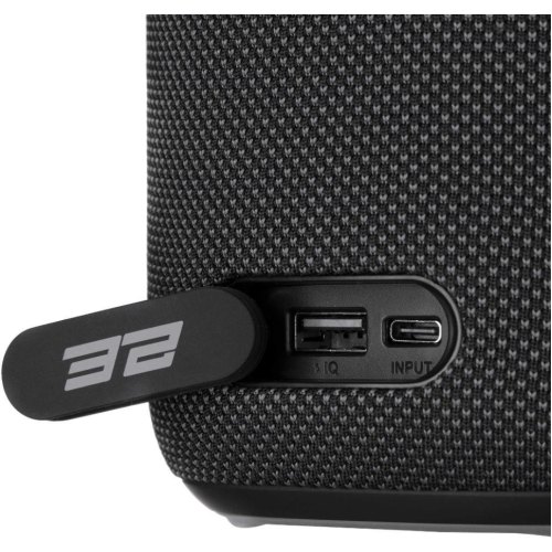 Портативна колонка 2E SoundXDrum TWS, MP3, Wireless, Waterproof Black