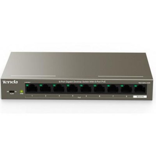 Комутатор Tenda TEG1109P-8-102W