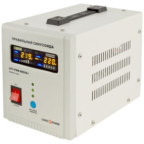 ДБЖ з правильною синусоїдою 12V LogicPowerY-PSW-800VA+(560Вт)5A/15A