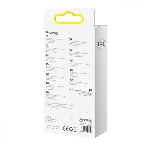Кабель Baseus Crystal Shine USB to Type-C 100W 1.2M Синій (CAJY000403)