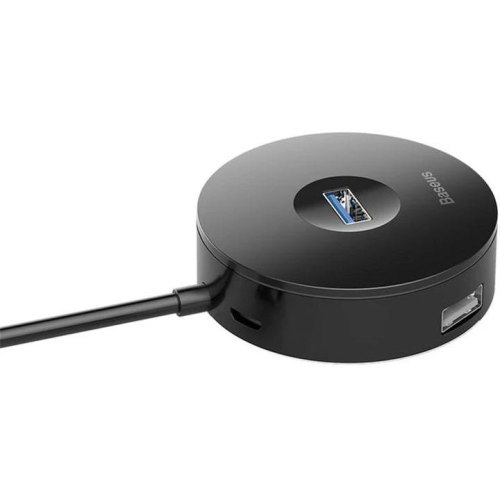USB Hub Baseus Round Box USB3.0 to USB3.0*1 + USB2.0*3 Чорний (CAHUB-F01)