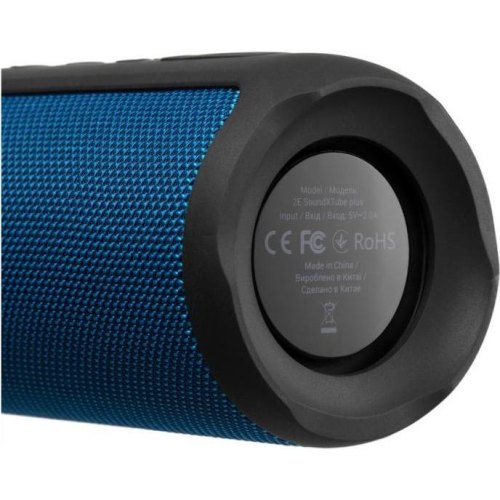 Портативна колонка 2E SoundXTube Plus TWS, MP3, Wireless, Waterproof Blue