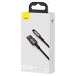 Кабель Baseus Tungsten Gold USB to Lightning 2.4A 2M Чорний (CALWJ-A01)