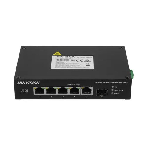 Комутатор Hikvision DS-3T0306HP-E/HS