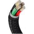 Кабель Baseus Cafule metal Type-C to Lightning PD 20W 0.25M Чорний (CATLJK-01)