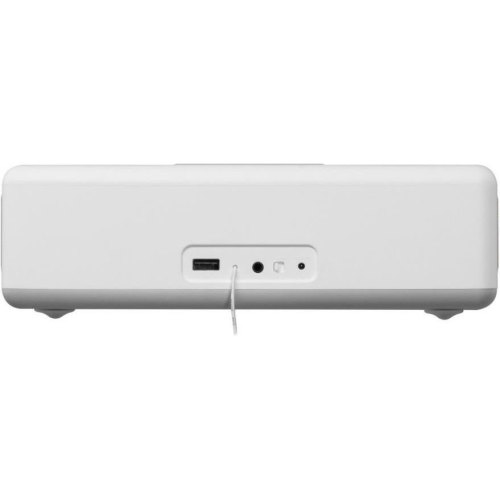 Акустична док-станція 2E SmartClock Wireless Charging, Alarm Clock, Bluetooth, FM, USB, AUX White