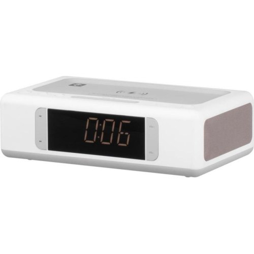 Акустична док-станція 2E SmartClock Wireless Charging, Alarm Clock, Bluetooth, FM, USB, AUX White