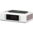Акустична док-станція 2E SmartClock Wireless Charging, Alarm Clock, Bluetooth, FM, USB, AUX White