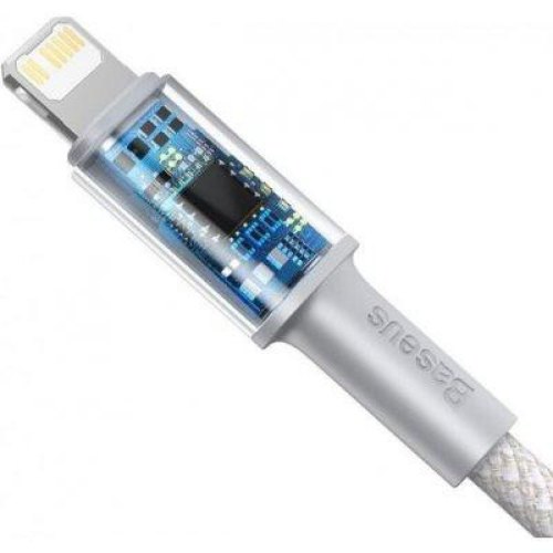 Кабель Baseus High Density Braided Type-C to Lightning PD 20W 1M Білий (CATLGD-02)