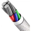 Кабель Baseus High Density Braided Type-C to Lightning PD 20W 1M Білий (CATLGD-02)