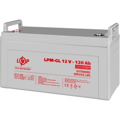 Акумулятор гелевий LogicPowerM-GL 12V - 120 Ah