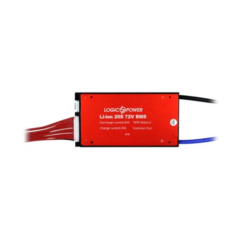 BMS плата Li-ion 72V 20S Dis 40A Ch 20A