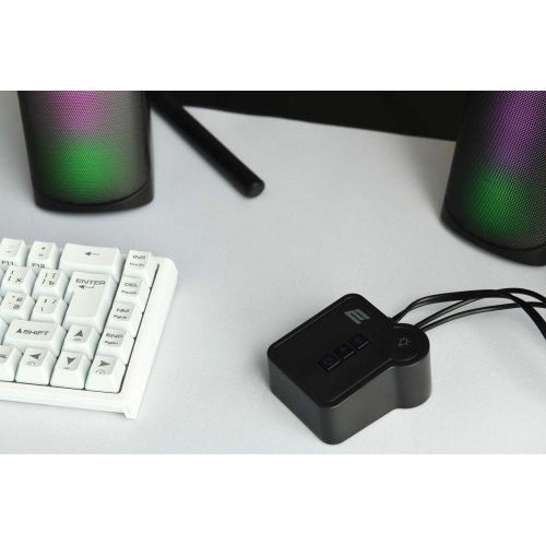 Акустична система 2.0, 2E PCS231 RGB Matrix, USB, Black