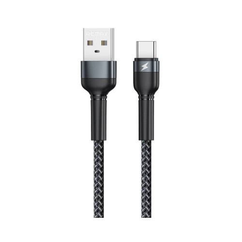 Кабель Remax Jany USB to Type-C 2.4A 1M Чорний (RC-124a)