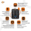 Лінійно-інтерактивне ДБЖ LogicPower-600VA-8PS (360Вт)