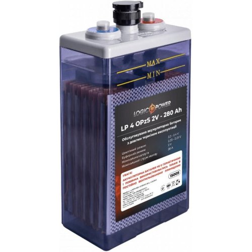 Акумуляторна батарея LogicPower 40OPzS 2V - 280 Ah