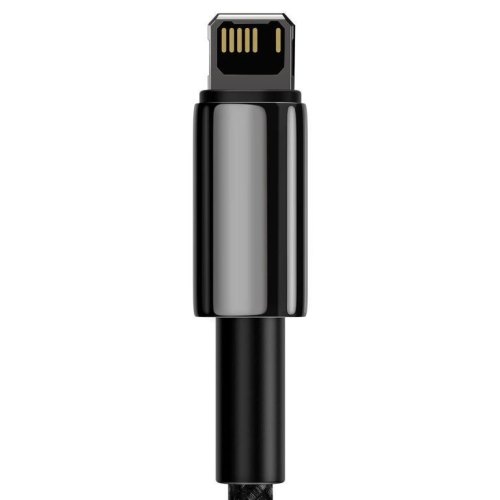 Кабель Baseus Tungsten Gold USB to Lightning 2.4A 1M Чорний (CALWJ-01)