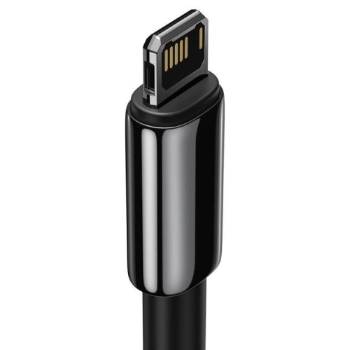 Кабель Baseus Tungsten Gold USB to Lightning 2.4A 1M Чорний (CALWJ-01)