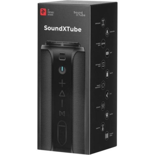 Портативна колонка 2E SoundXTube TWS, MP3, Wireless, Waterproof Black