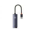 USB Hub Baseus Lite USB-A to RJ45 Ethernet 100Mbps Чорний (WKQX000001)