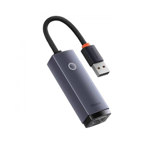 USB Hub Baseus Lite USB-A to RJ45 Ethernet 100Mbps Чорний (WKQX000001)
