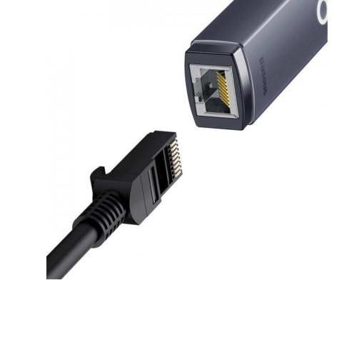USB Hub Baseus Lite USB-A to RJ45 Ethernet 100Mbps Чорний (WKQX000001)