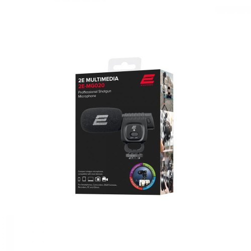 Мікрофон 2Е MG020 Shoutgun Pro, on/of, 3.5mm